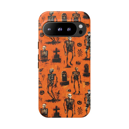 Google Pixel 9 Pro phone case - Walking Skeletons
