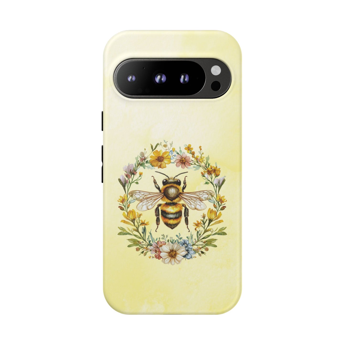 Google Pixel 9 Pro phone case - Whimsical Bee with Floral