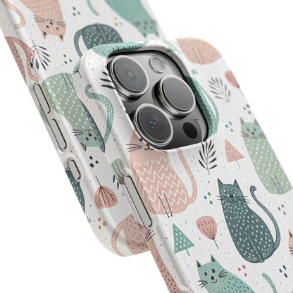 iPhone 16 Pro snap phone case close up - Hello Cats