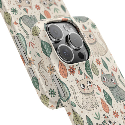 iPhone 16 Pro snap phone case close up - Sweet Cats