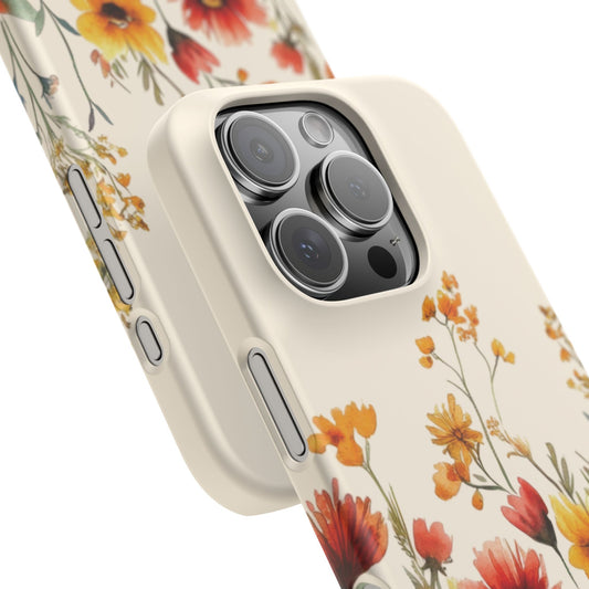 iPhone 16 Pro snap phone case close up - 
Watercolour Blossom