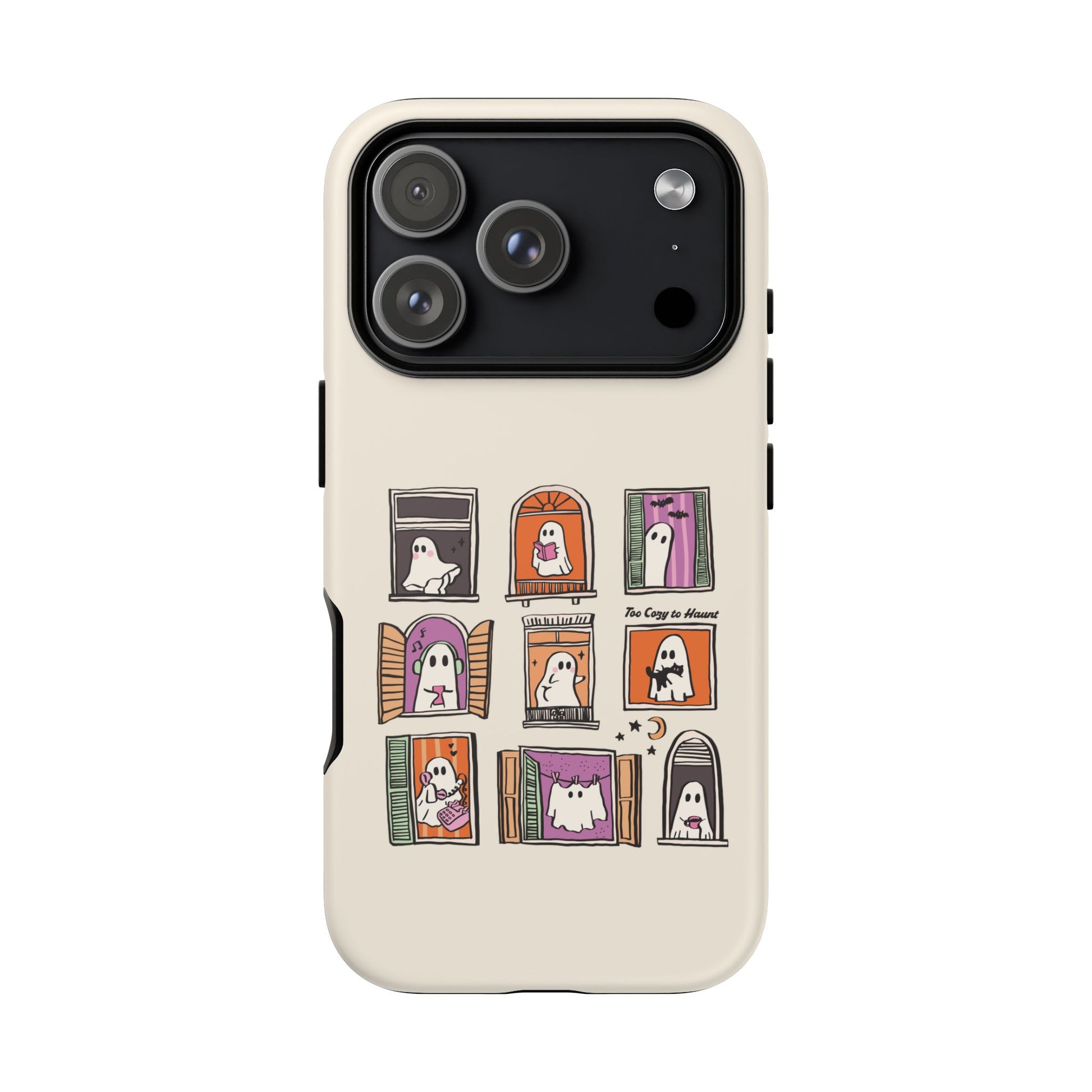 iPhone 17 Pro phone case - Halloween Ghosts in House