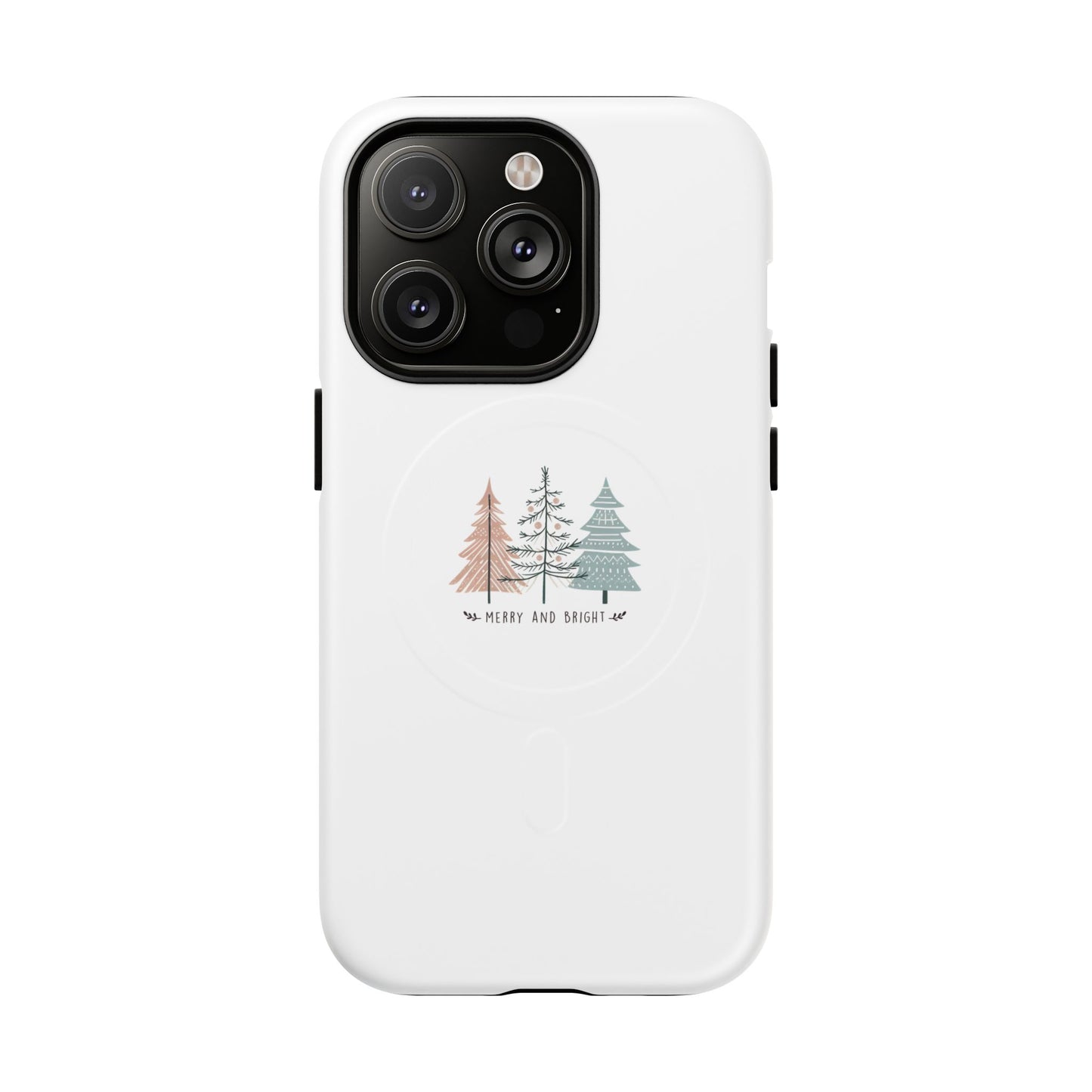 iPhone 14 Pro magsafe phone case - Boho Christmas Tree