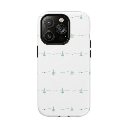 iPhone 14 Pro magsafe phone case - Christmas Tree Pattern