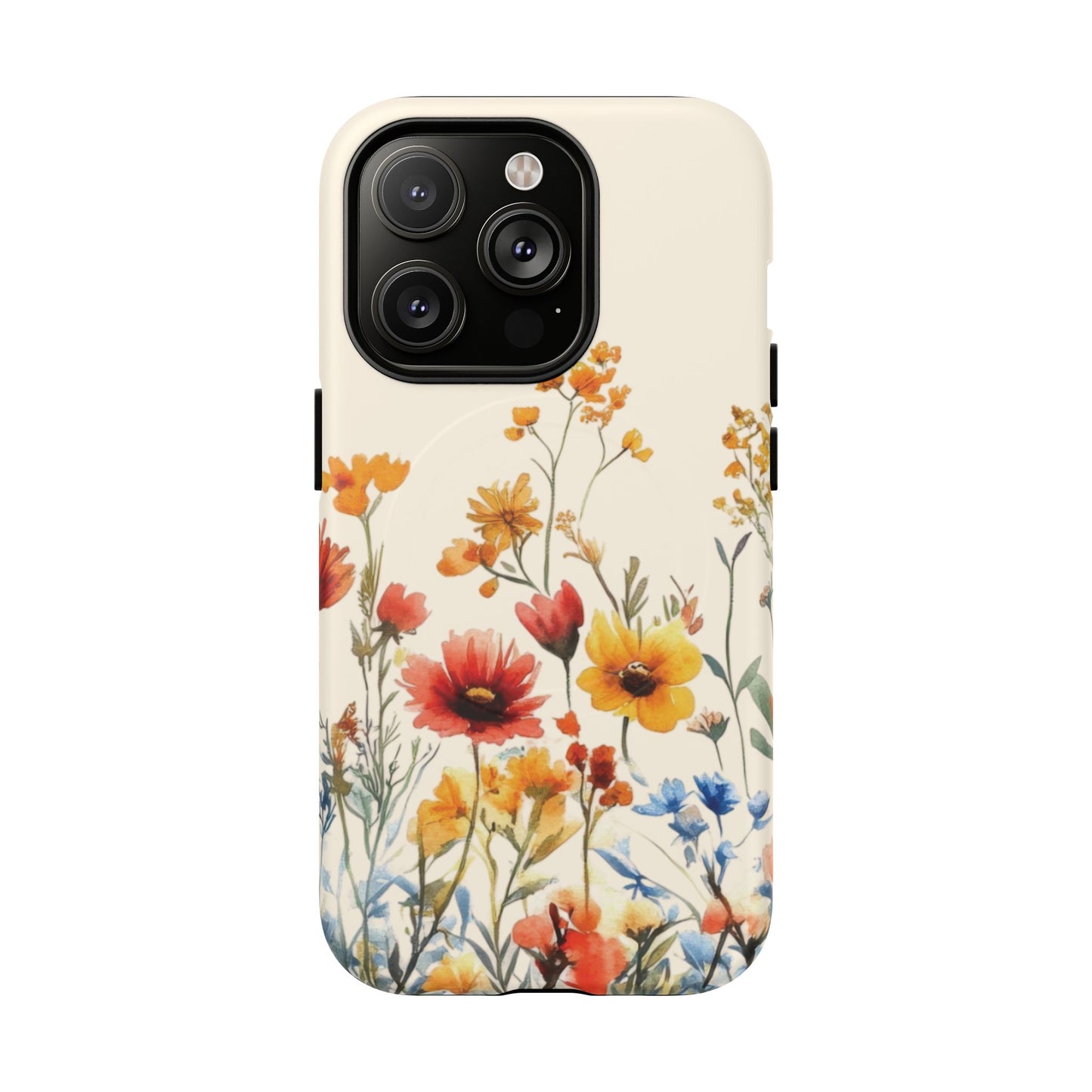 iPhone 14 Pro magsafe phone case - Watercolour Blossom