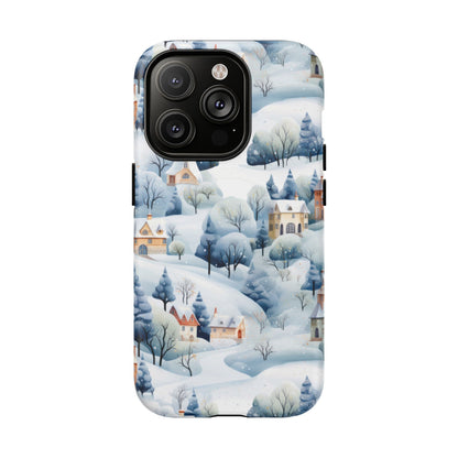 iPhone 14 Pro magsafe phone case - Winter Village