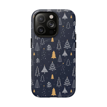 iPhone 14 Pro magsafe phone case - Winter Xmas Tree