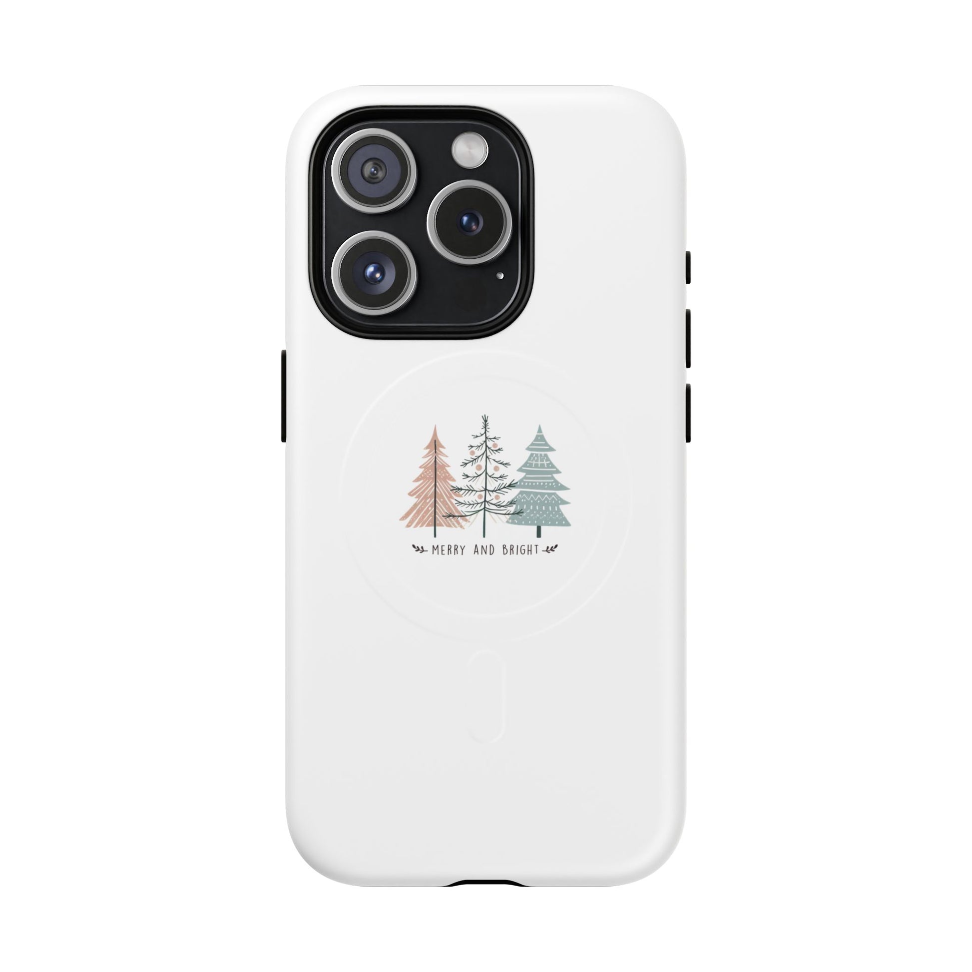 iPhone 15 Pro magsafe phone case - Boho Christmas Tree