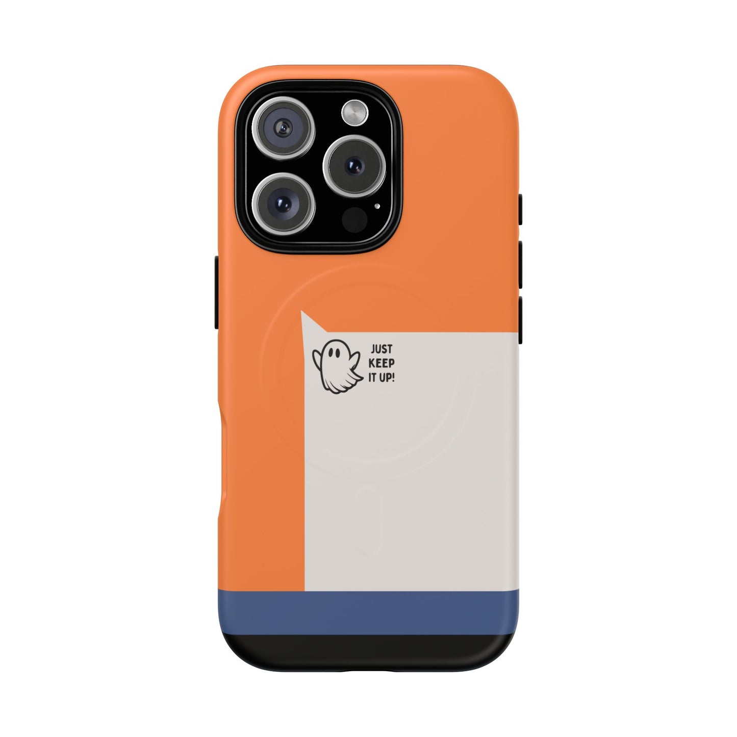 iPhone 15 Pro magsafe phone case -  White Flying Ghost