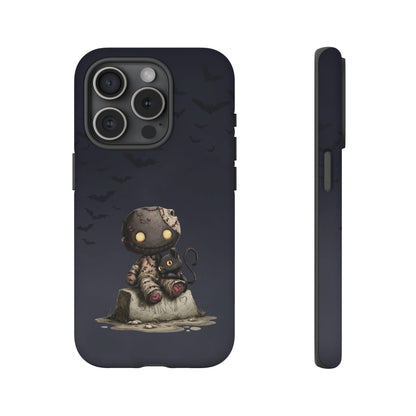 iPhone 15 Pro phone case - Black Cat and Toy