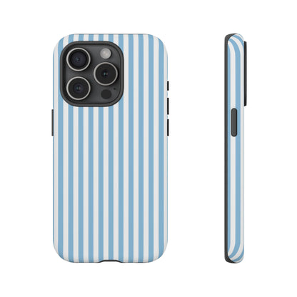 iPhone 15 Pro phone case - Blue Stripes