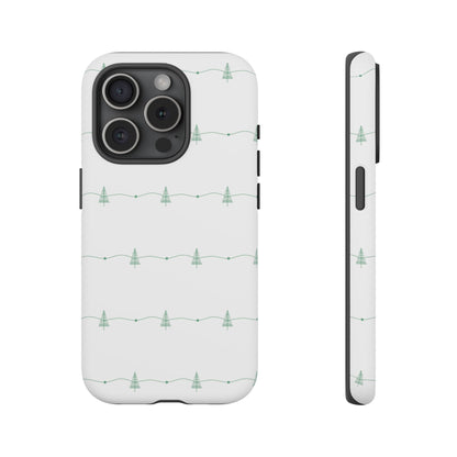 iPhone 15 Pro phone case - Christmas Tree Pattern
