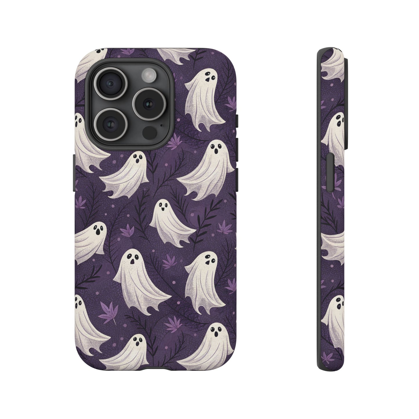 iPhone 16 Pro phone case - Cute Flying Ghosts