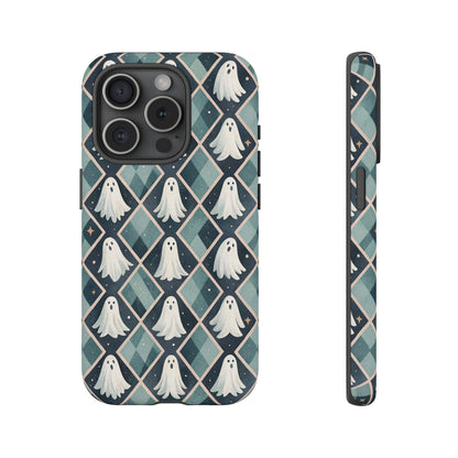 iPhone 15 Pro phone case - Cute Ghosts Pattern