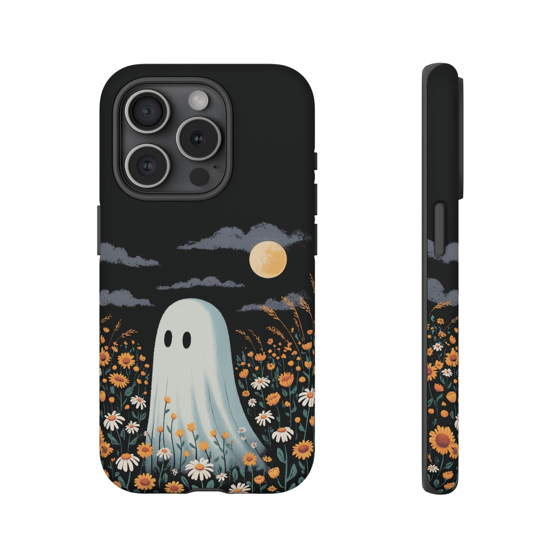 iPhone 15 Pro phone case - Ghost Under Moonlight