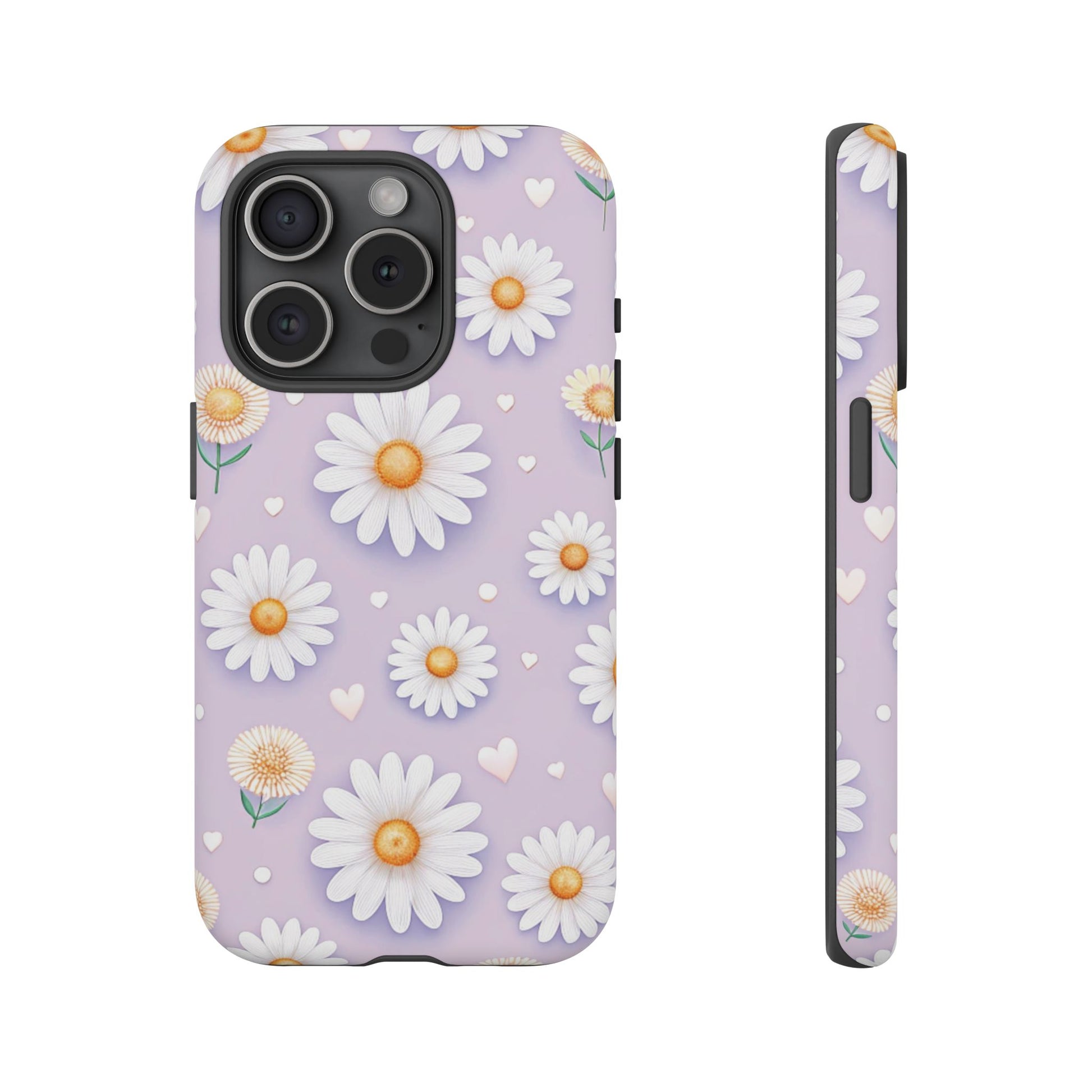 iPhone 15 Pro phone case - Pastel Daisy Love