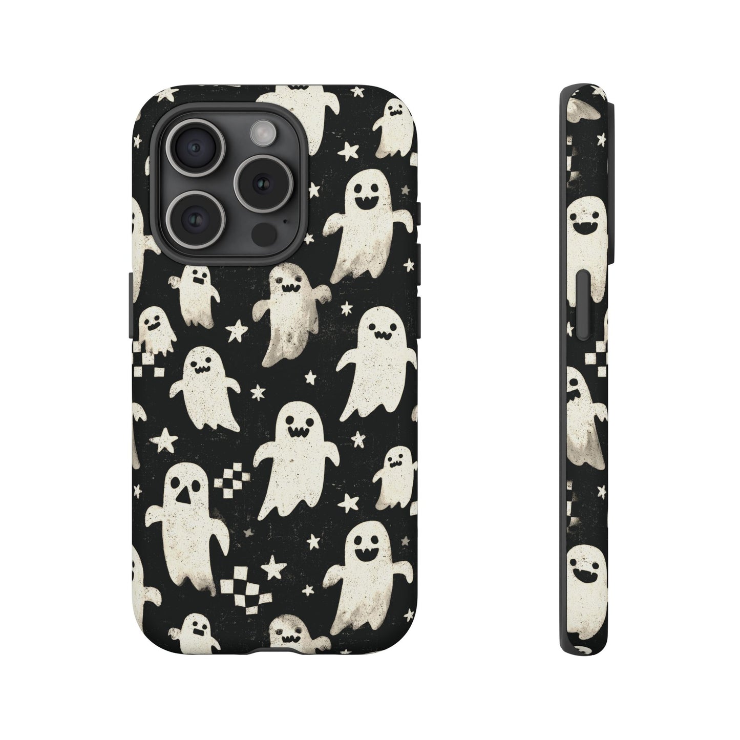 iPhone 15 Pro phone case - Vintage Ghosts Drawing