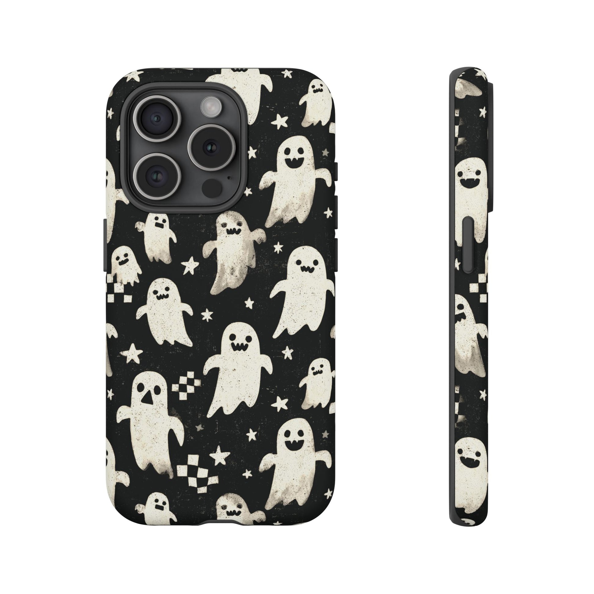 iPhone 15 Pro phone case - Vintage Ghosts Drawing