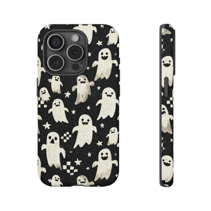 iPhone 15 Pro phone case - Vintage Ghosts Drawing