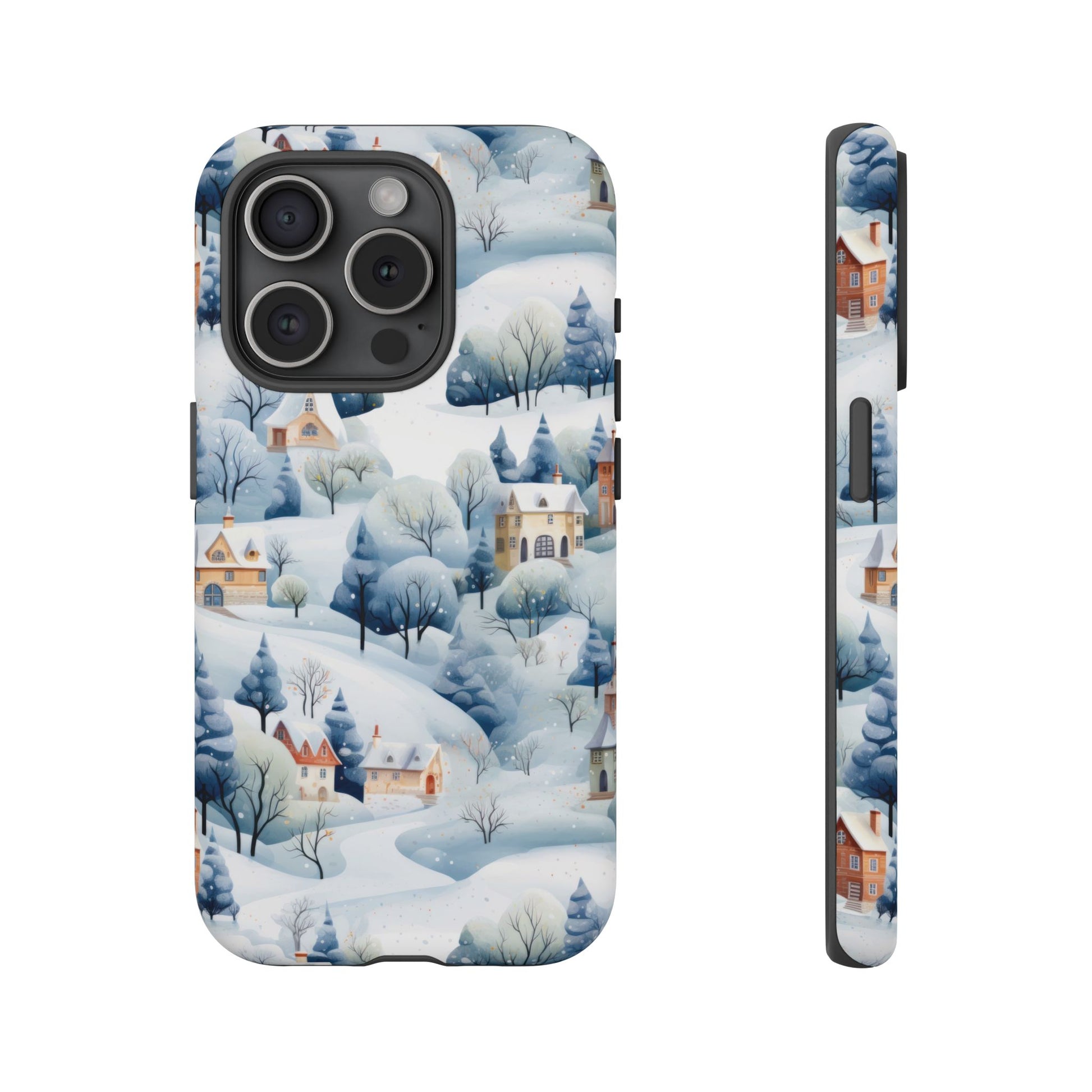 iPhone 15 Pro phone case - Winter Village