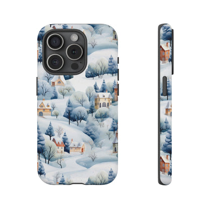iPhone 15 Pro phone case - Winter Village