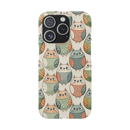 iPhone 15 Pro snap phone case - A Pounce of Cats