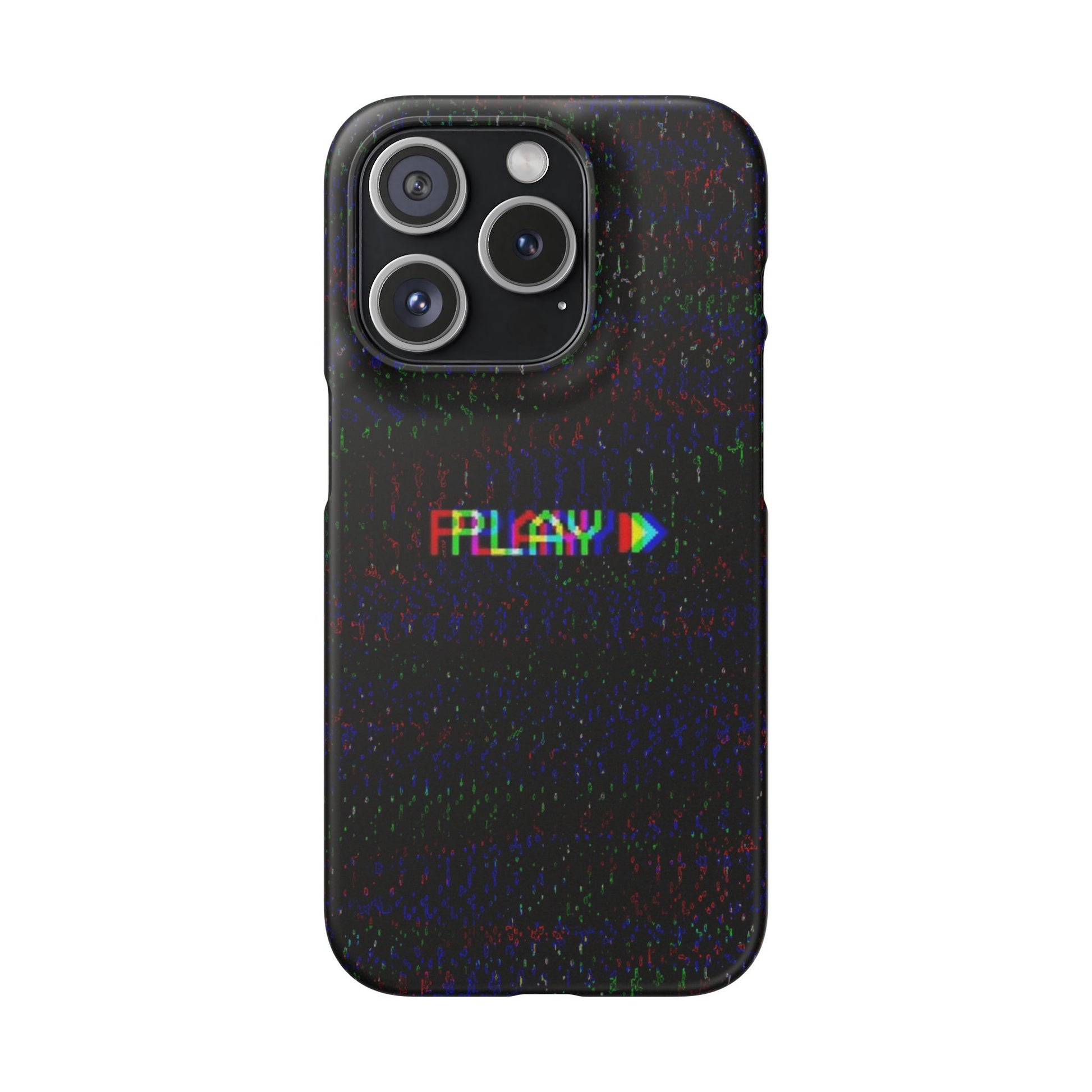 iPhone 15 Pro snap phone case - Press Play