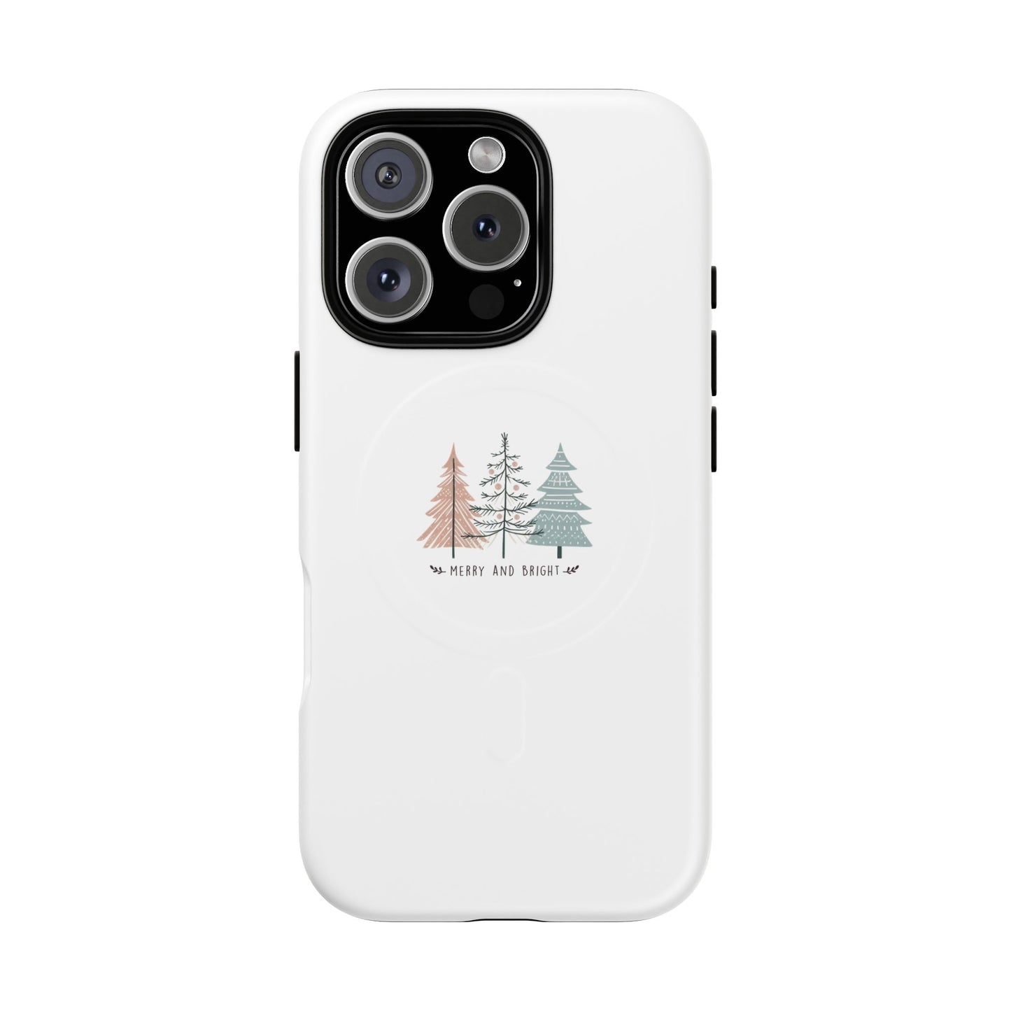 iPhone 16 Pro magsafe phone case - Boho Christmas Tree