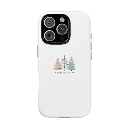 iPhone 16 Pro magsafe phone case - Boho Christmas Tree