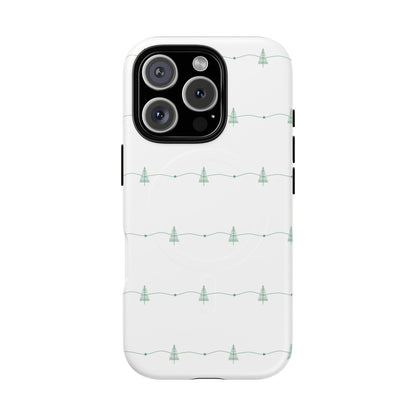 iPhone 16 Pro magsafe phone case - Christmas Tree Pattern