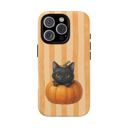 iPhone 16 Pro magsafe phone case - Kitty Big Pumpkin