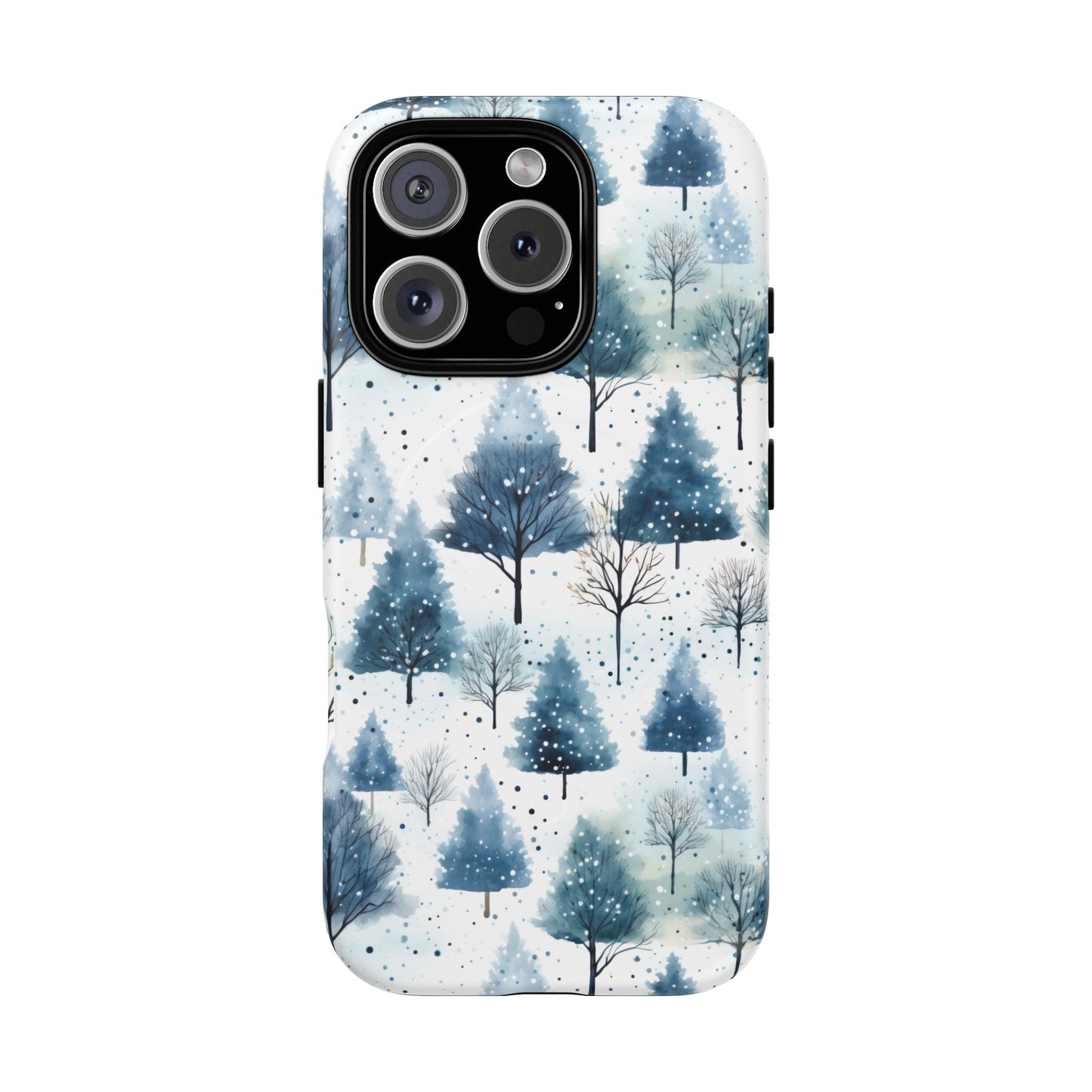 iPhone 16 Pro magsafe phone case - Watercolour Winter Tree