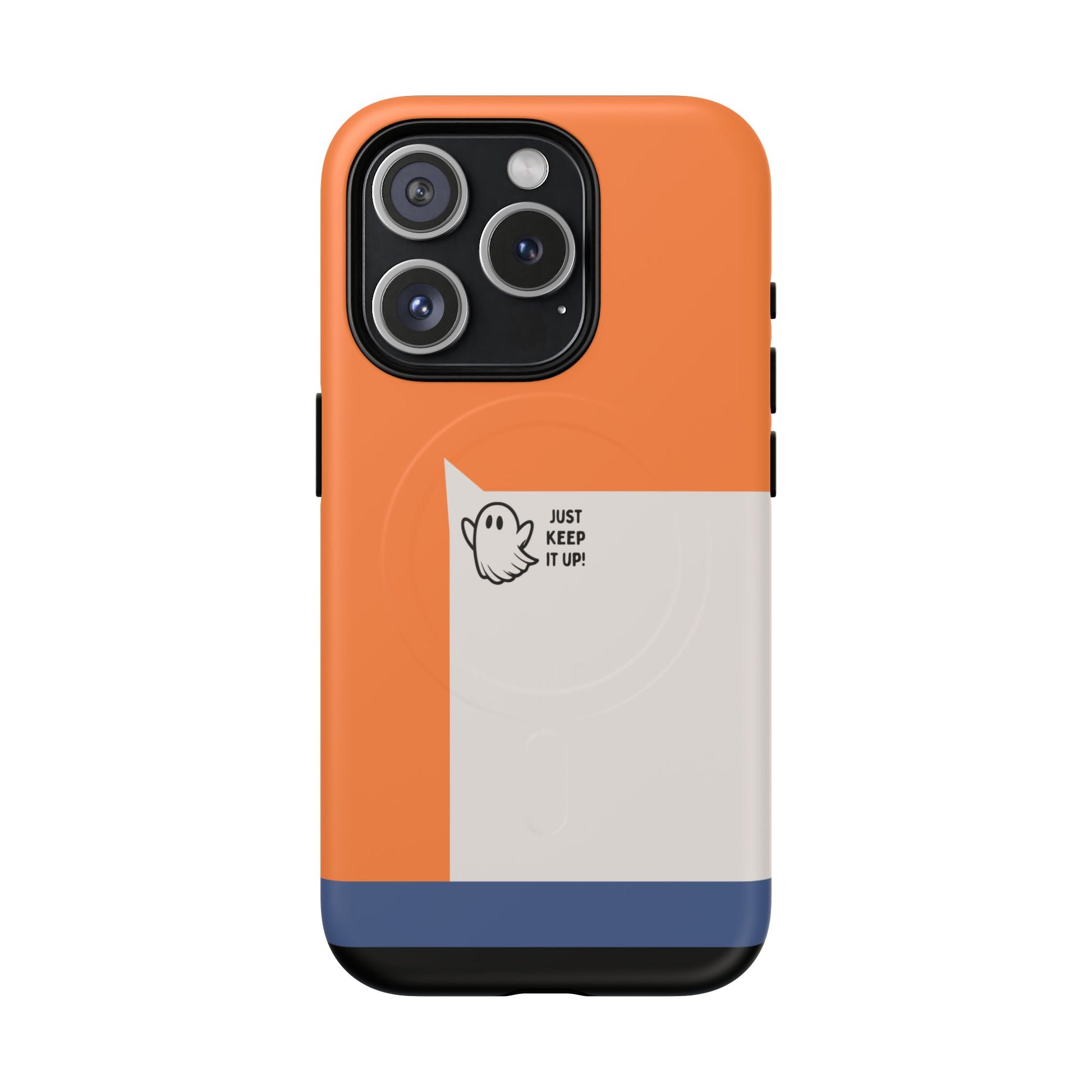 iPhone 16 Pro magsafe phone case -  White Flying Ghost