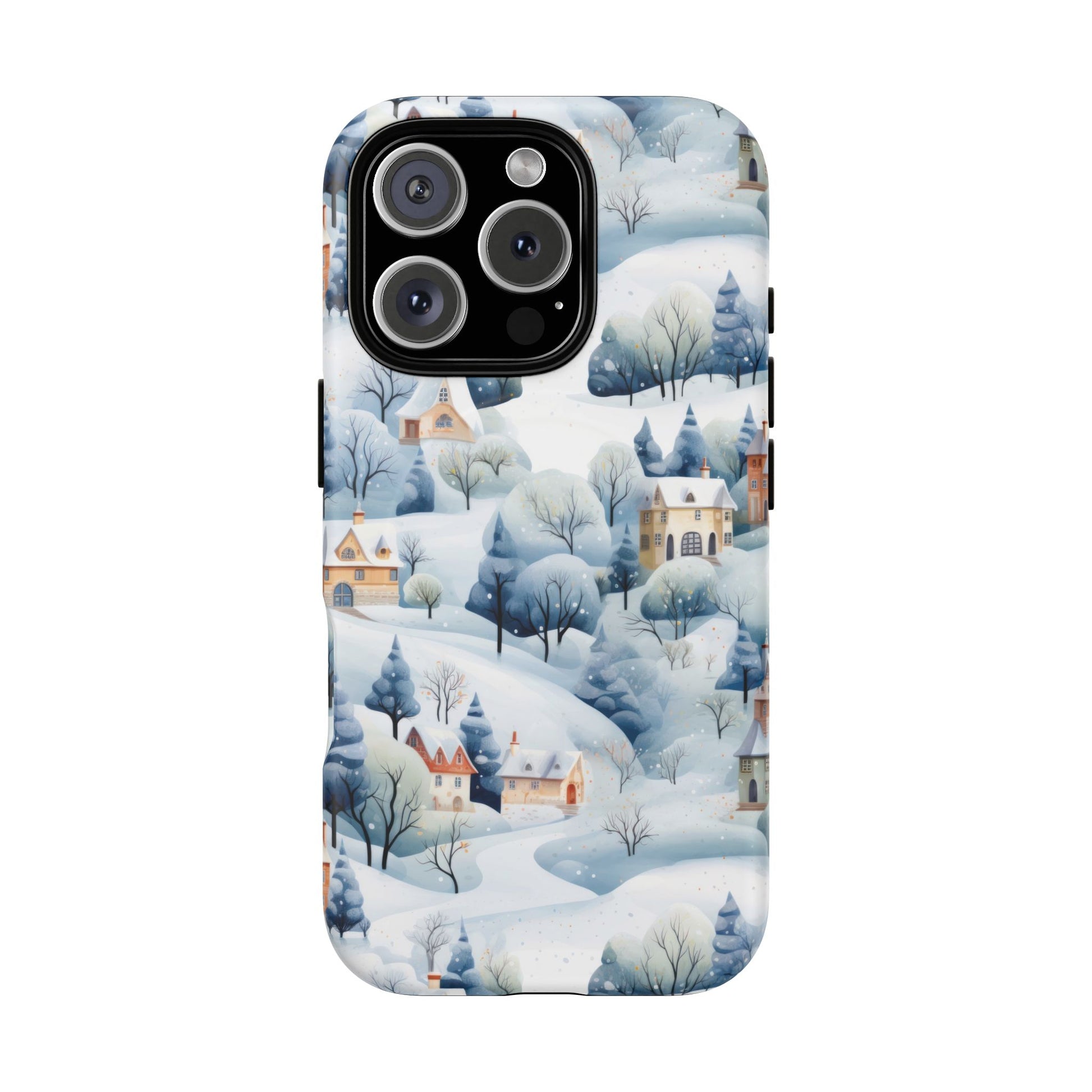 iPhone 16 Pro magsafe phone case - Winter Village