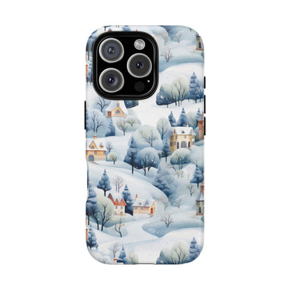 iPhone 16 Pro magsafe phone case - Winter Village
