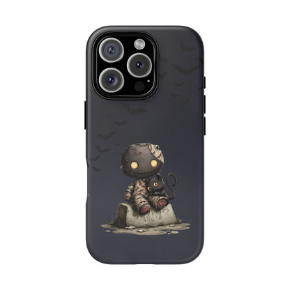 iPhone 16 Pro phone case - Black Cat and Toy