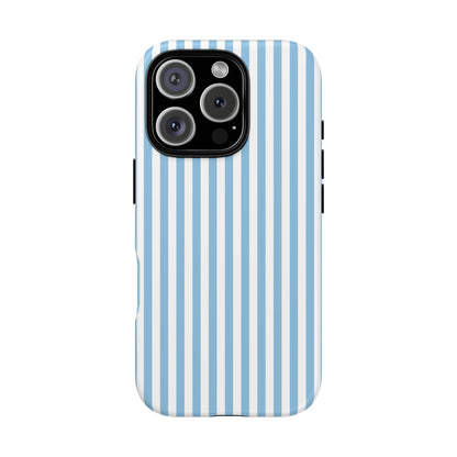 iPhone 16 Pro phone case - Blue Stripes
