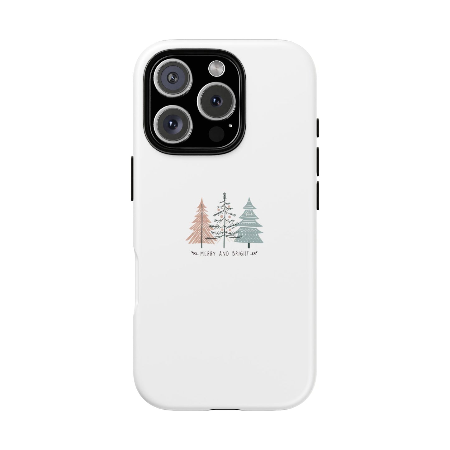 iPhone 16 Pro phone case - Boho Christmas Tree