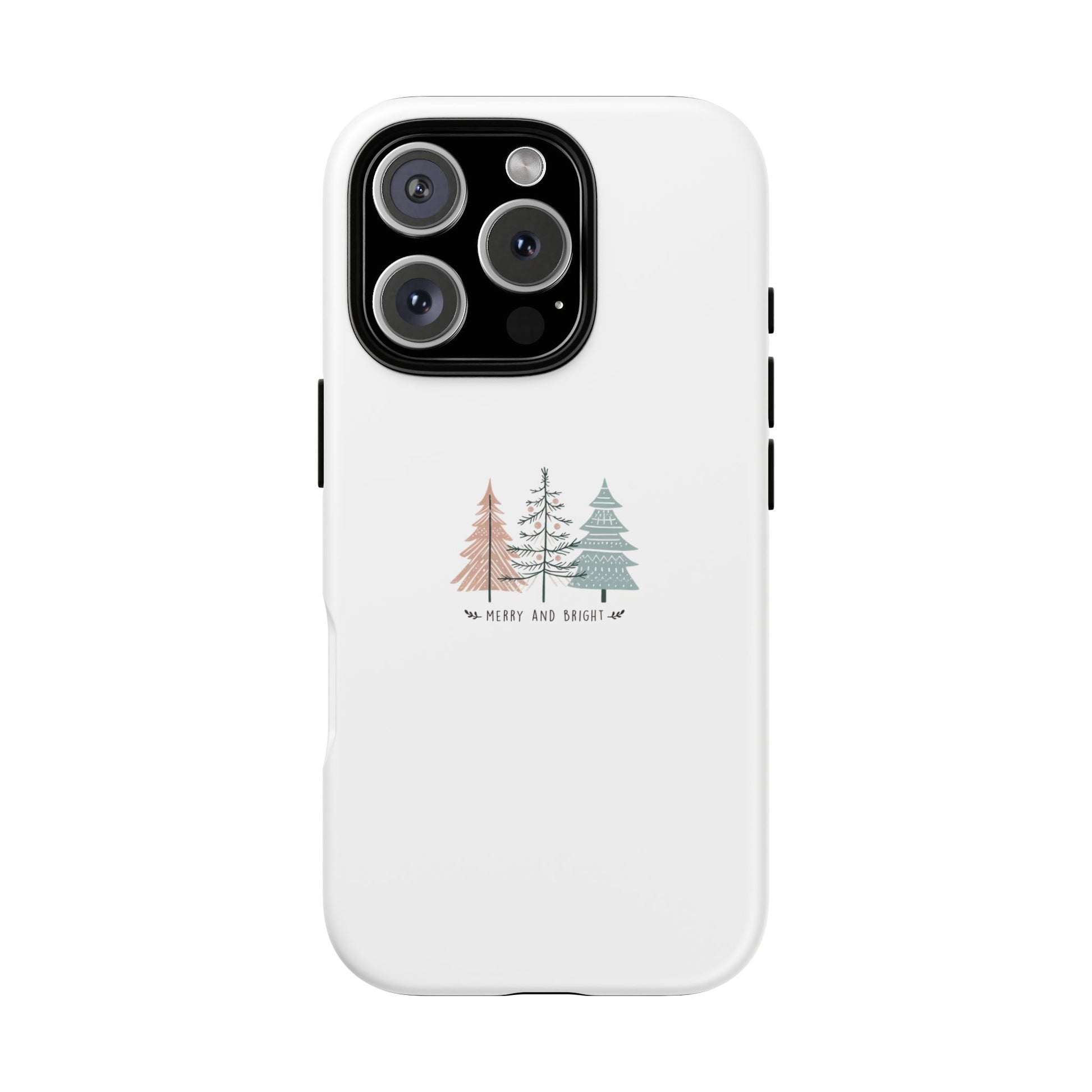 iPhone 16 Pro phone case - Boho Christmas Tree