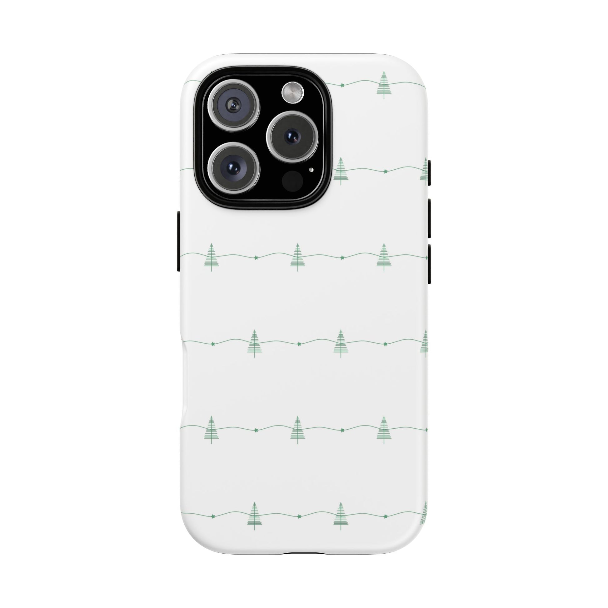 iPhone 16 Pro phone case - Christmas Tree Pattern