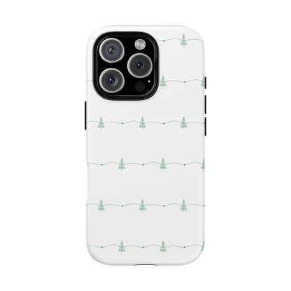 iPhone 16 Pro phone case - Christmas Tree Pattern
