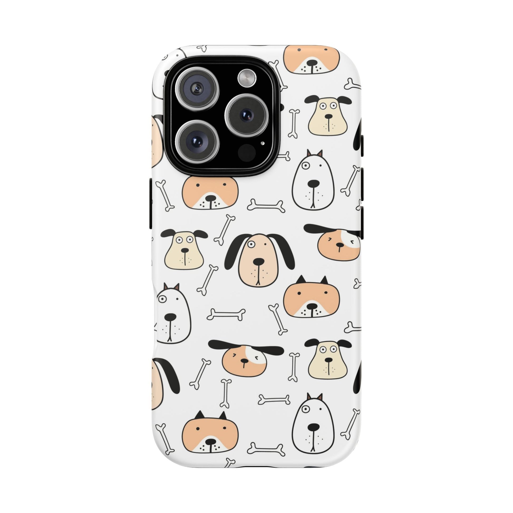 iPhone 16 Pro phone case - Cute Dogs & Bones