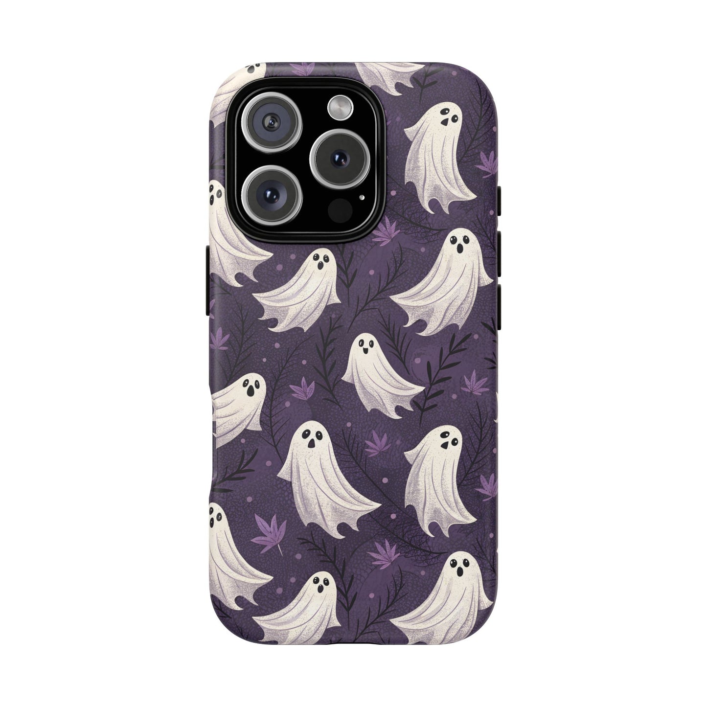 iPhone 16 Pro phone case - Cute Flying Ghosts