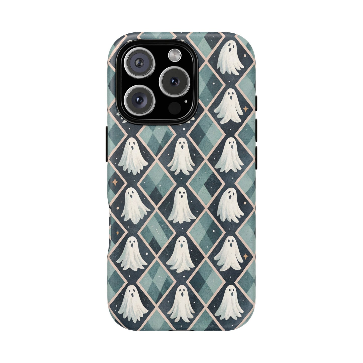 iPhone 16 Pro phone case - Cute Ghosts Pattern
