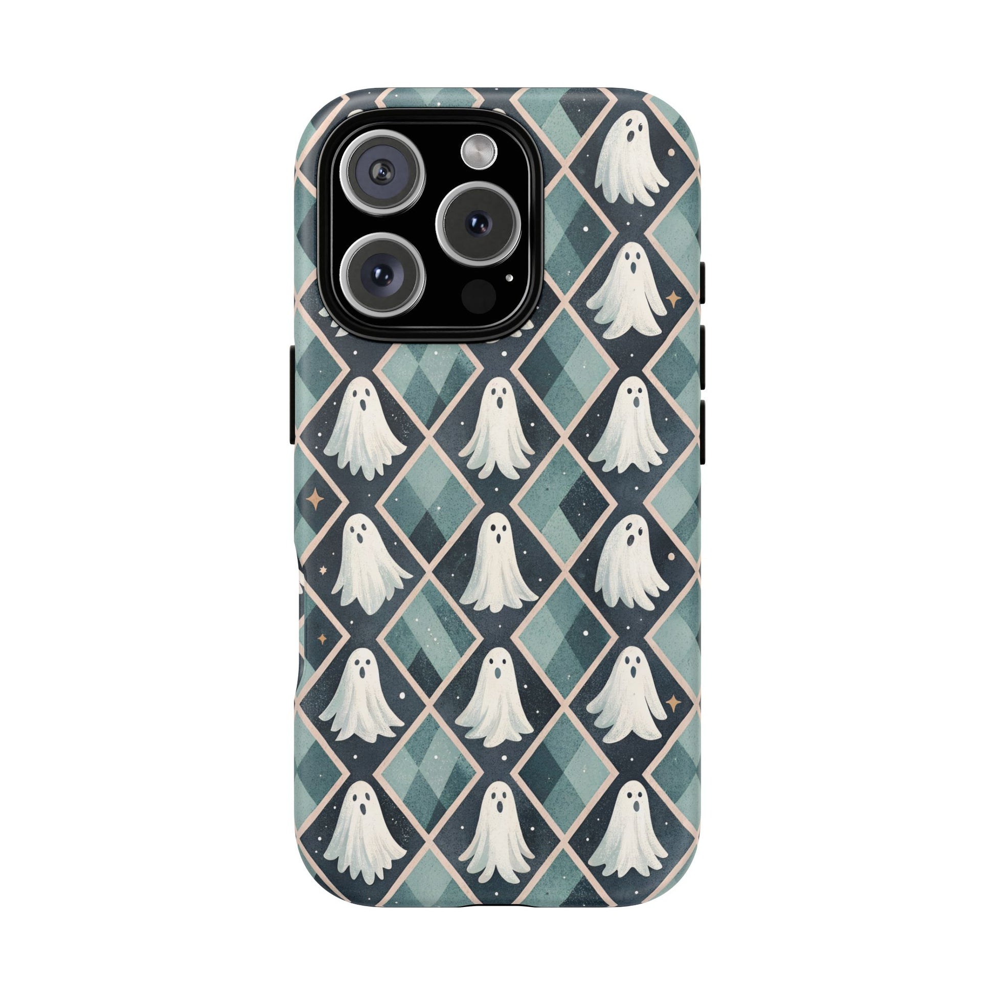 iPhone 16 Pro phone case - Cute Ghosts Pattern