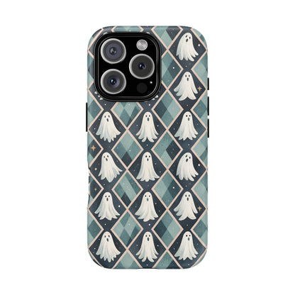 iPhone 16 Pro phone case - Cute Ghosts Pattern