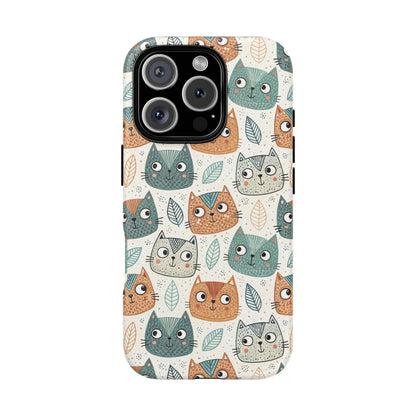 iPhone 16 Pro phone case - Cute Kitty Face