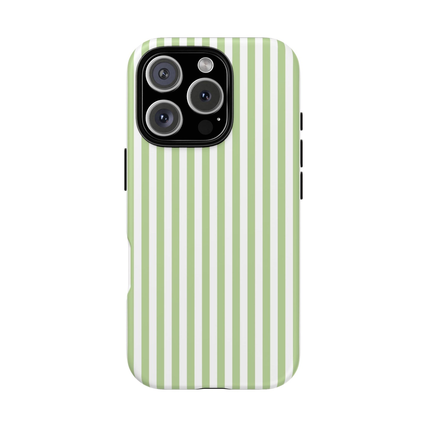 iPhone 16 Pro phone case - Green Stripes