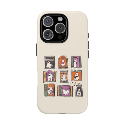iPhone 16 Pro phone case - Halloween Ghosts in House