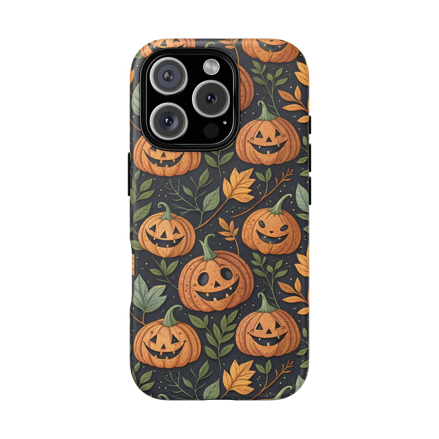 iPhone 16 Pro phone case - Halloween Pumpkins
